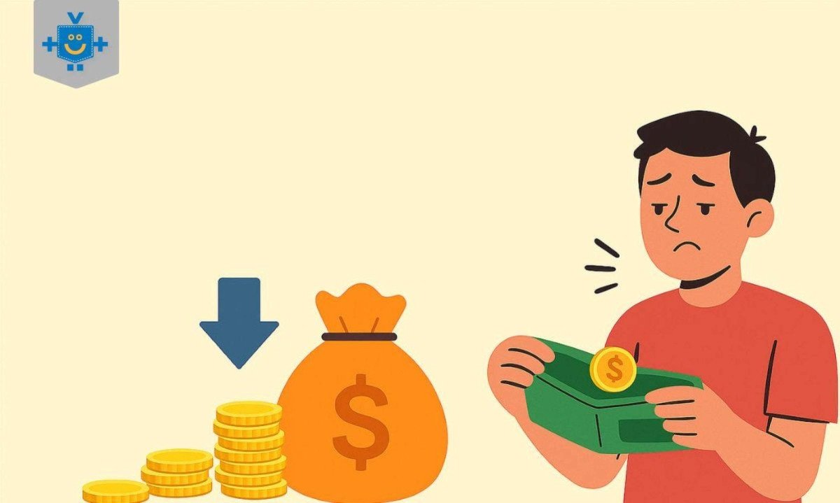  Representação visual do lucro FGTS em 2025: trabalhador recebe pouco, dinheiro segue preso na conta e rendimento continua abaixo da inflação. -  (crédito: Reprodução Educando seu Bolso)