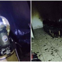 Casa termina em chamas após briga de casal no interior de Minas - CBMMG/Divulga&ccedil;&atilde;o