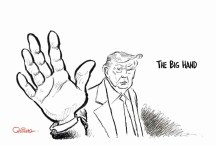 A mão grande de Trump
