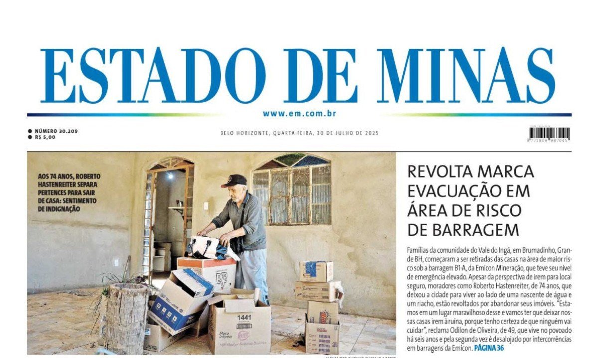 Capa do dia -  (crédito:  jwilsoncarvalho.mg)