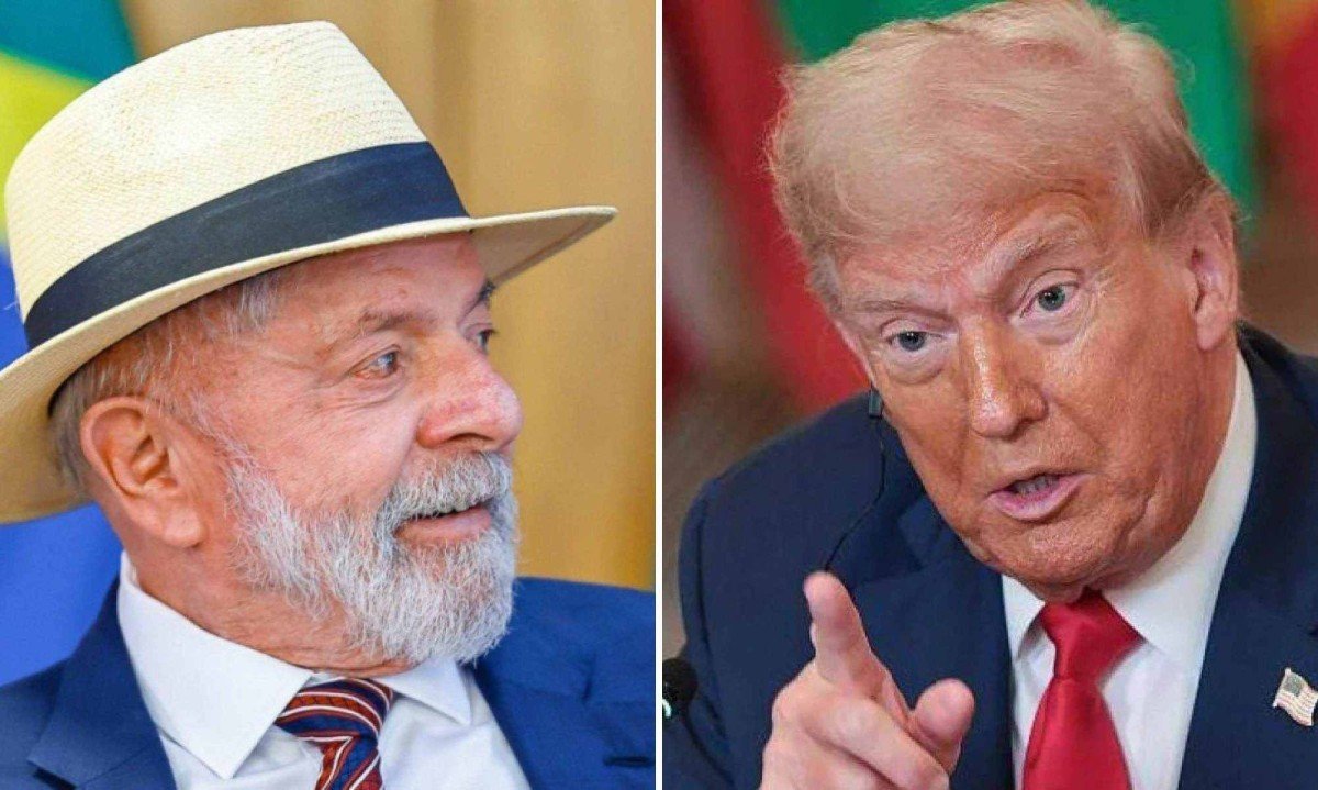 Lula e Trump vivem momento crítico nas relações entre Brasil e EUA -  (crédito: Ricardo Stuckert/Flickr - Reuters)
