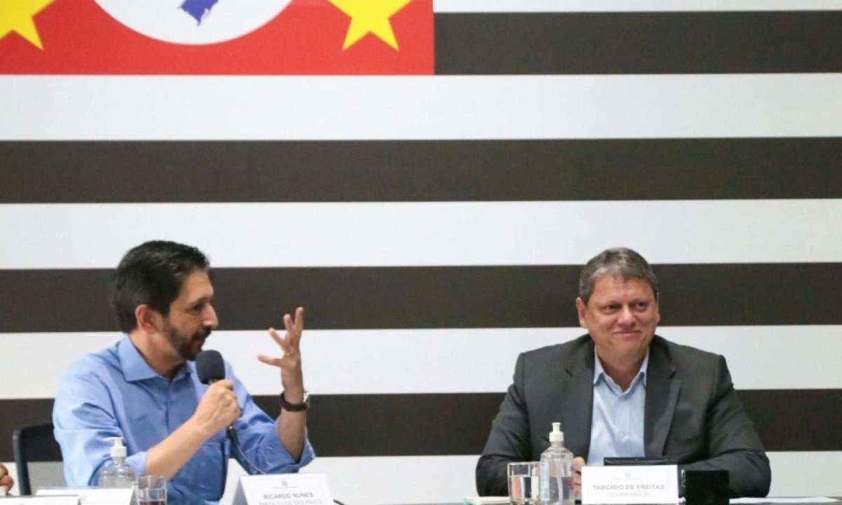 Sinais de preferência de Tarcísio por Nunes contrariam bolsonarismo - (crédito: Platobr Politica)