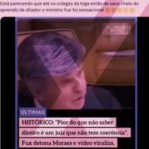Postagem tira de contexto falas de ministros do STF para forjar embate