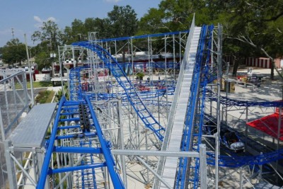 Biloxi Beach Hurricane, montanha-russa de um parque em Mississipi, Estados Unidos semelhante a que vais ser instalada no Parque Guanabara -  (crédito: Reprodução/ Shawn Pratt)