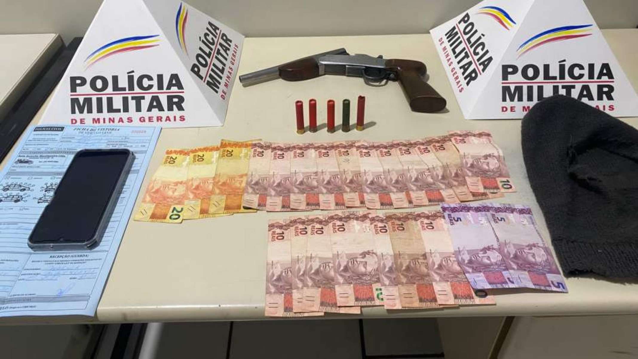 MG: fazendeiro e ex-prefeito é vítima de sequestro-relâmpago - PMMG/Divulga&ccedil;&atilde;o