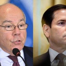 Itamaraty rebate ameaça de secretário dos EUA sobre julgamento de Bolsonaro -  Evaristo Sá/AFP -- Andrew Harnik / GETTY IMAGES NORTH AMERICA / Getty Images via AFP