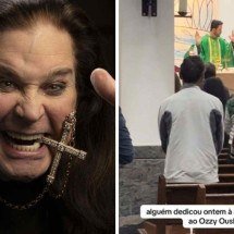 Padre mineiro celebra missa em homenagem a Ozzy Osbourne - Redes sociais