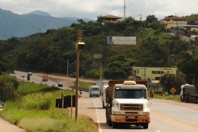 Interven&ccedil;&atilde;o ser&aacute; realizada entre os quil&ocirc;metros 606,4 e 607 da BR-040, no munic&iacute;pio de Congonhas -  (crédito: Euler Junior/EM/D.A.Press)