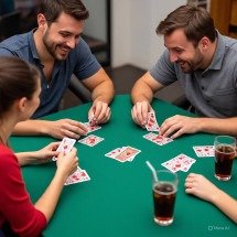 Simples e ótimo passatempo: jogos em mesa e tabuleiro são sucesso garantido - Imagem gerada por i.a 