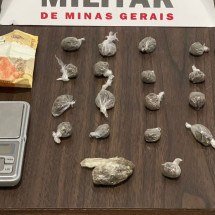 Homem com histórico de decapitação é preso por tráfico de drogas em MG - Reprodução/PMMG