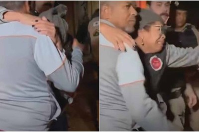 Mãe da jovem Alessandra de Jesus Araújo, de 29 anos, entrou em desespero ao encontrar o corpo da filha em um barranco em Vespasiano -  (crédito: TV Alterosa/Reprodução)