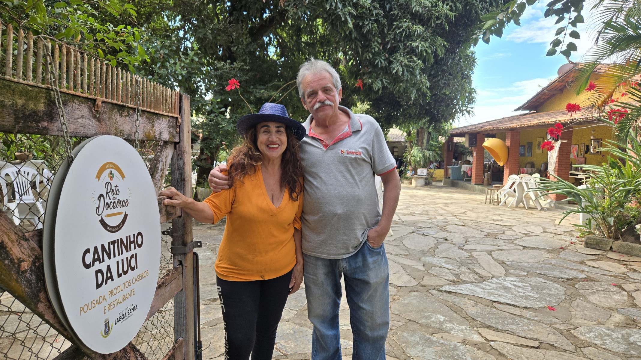 Luci e Júlio Cesar abriram as portas do sítio em Lagoa Santa para receber clientes-amigos nos fins de semana-Carlos Altman/EM