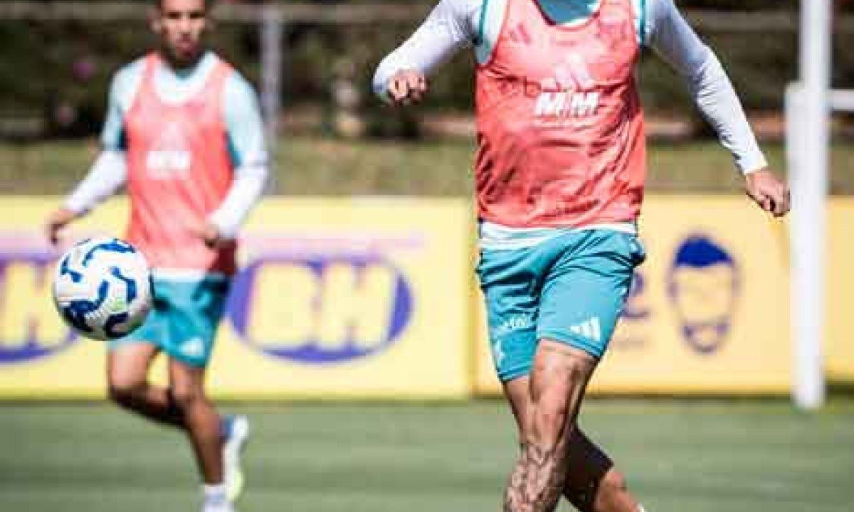 A expectativa é que Kaio Jorge faça o K várias vezes hoje, contribuindo para que o Cruzeiro volte a vencer -  (crédito: Gustavo Aleixo/Cruzeiro)
