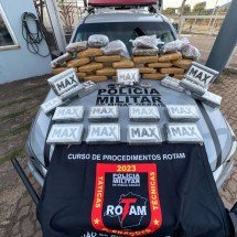 Grande BH: polícia encontra 28 barras de maconha ‘gourmet’  - PMMG/Divulga&ccedil;&atilde;o