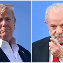 Trump critica relação com o Brasil: 'Péssimo parceiro comercial' - EVARISTO SÁ/AFP BRENDAN SMIALOWSKI/AFP