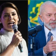 No cenário em que Michelle enfrenta Lula, o presidente obtém 39% dos votos, e ela, 24%, diz pesquisa -  (crédito: Ed Alves/CB/DA.Press; Ricardo Stuckert/PR)