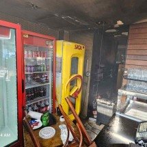 BH: bombeiro de folga salva restaurante de incêndio - Divulgação/CBMMG
