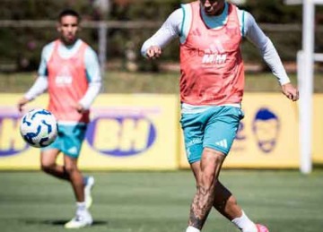 A expectativa é que Kaio Jorge faça o K várias vezes hoje, contribuindo para que o Cruzeiro volte a vencer -  (crédito: Gustavo Aleixo/Cruzeiro)