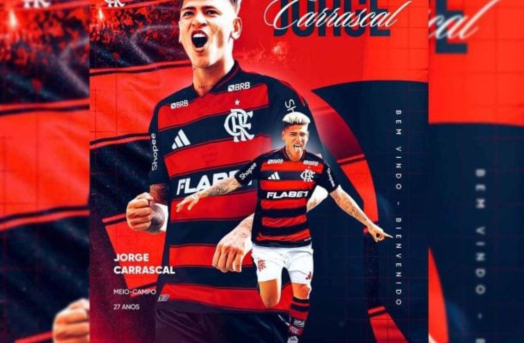 Flamengo anuncia contratação do meia Carrascal