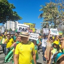 Ato 'Anistia Já' conta com políticos em Montes Claros, mas sem discursos - Luiz Ribeiro/EM/DA Press