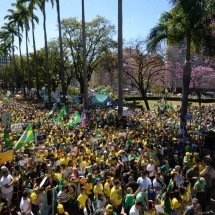 Manifestação em BH pede impeachment de Lula e de Moraes - Túlio Santos/EM/D.A Press