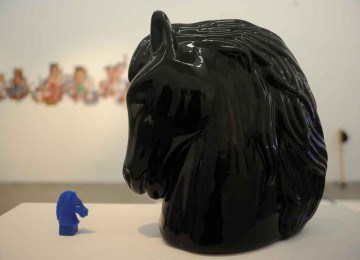 'Impasse' é uma das obras da exposição, em cartaz no Museu Mineiro -  (crédito: Alexandre Guzanshe/EM/D.A Press)