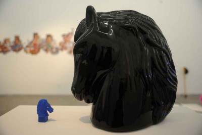 'Impasse' é uma das obras da exposição, em cartaz no Museu Mineiro -  (crédito: Alexandre Guzanshe/EM/D.A Press)