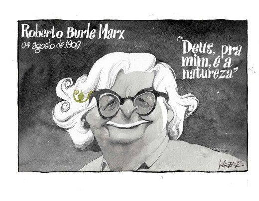 Roberto Burle Marx -  (crédito: Kleber)