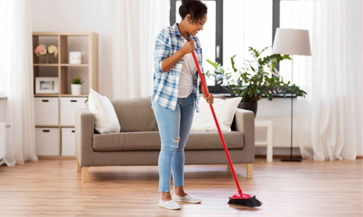 Vassoura ideal para cada tipo de piso 