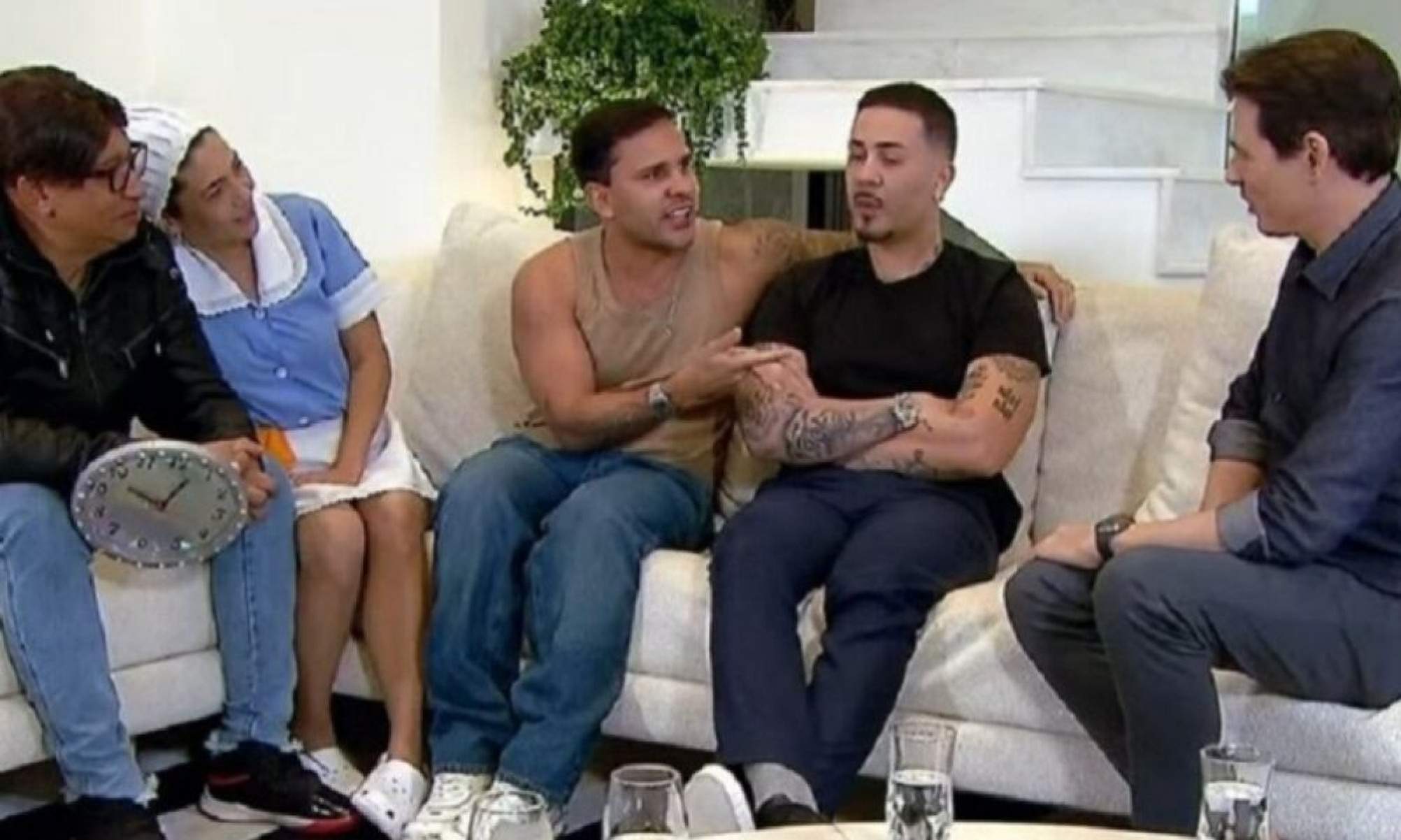 Clima de despedida? Distanciamento marca entrevista final de Carlinhos Maia e Lucas Guimarães - Tupi - Pablo Oliveira