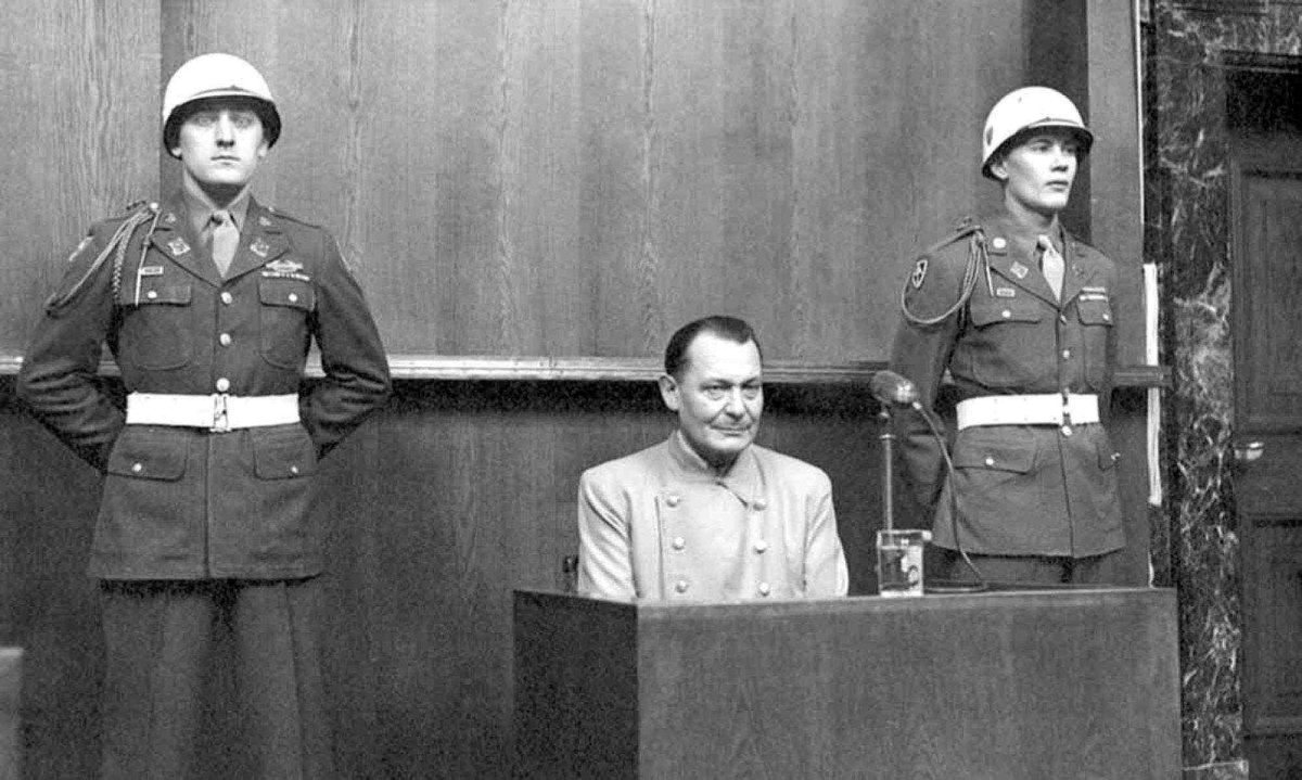 Hermann Göring, o 'Marechal de Hitler', durante o Tribunal de Nuremberg - (crédito: USA Army/Wikimedia Commons) Hermann Göring, o 'Marechal de Hitler', durante o Tribunal de Nuremberg - (crédito: USA Army/Wikimedia Commons)