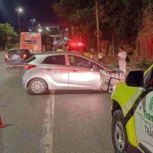 Grande BH: acidente na Via Expressa causa congestionamento - Transcon