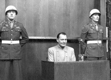 Hermann Göring, o 'Marechal de Hitler', durante o Tribunal de Nuremberg -  (crédito: USA Army/Wikimedia Commons)