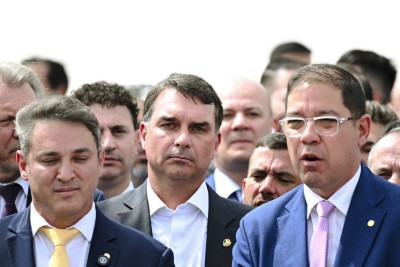 Oposição apresentou o que chama de 'pacote da paz' com medidas como anistia, impeachment de Moraes e o fim do foro privilegiado. A direita, Altineu Côrtes (PL-RJ)    -  (crédito:  Edilson Rodrigues/Agência Senado)