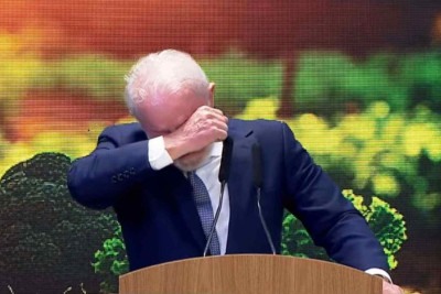 Lula chegou a chorar ao se lembrar que passou pelo problema da segurança alimentar -  (crédito: Canal Gov/Youtube/Reprodução)
