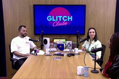 No podcast Glitch Clube, o episódio da semana explorou os destaques do mês, com as participações dos repórteres Leo Lima, Izabella Caixeta e Mannu Meg -  (crédito: Otávio Rangel/EM)