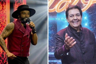 Alexandre Pires agradeceu generosidade de Faustão -  (crédito: AFP / Instagram)