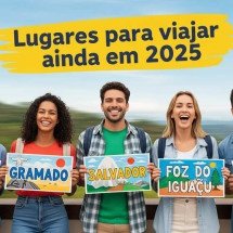 Lugares para viajar no Brasil: os 20 destinos mais procurados para conhecer ainda em 2025 - imagem gerada por IA