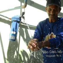 Água chega a lugares com histórico de seca em Minas  -  Tulio Santos/EM/D.A. Press