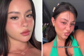 Sunburn blush: Make queimada de sol domina o TikTok e é aposta para o verão