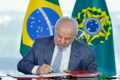 Presidente Lula afirmou que não vai ligar para o presidente Trump se não acreditar que terá diálogo -  (crédito: Ricardo Stuckert / PR)