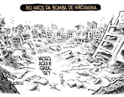 80 anos da bomba de Hiroshima -  (crédito: Quinho )