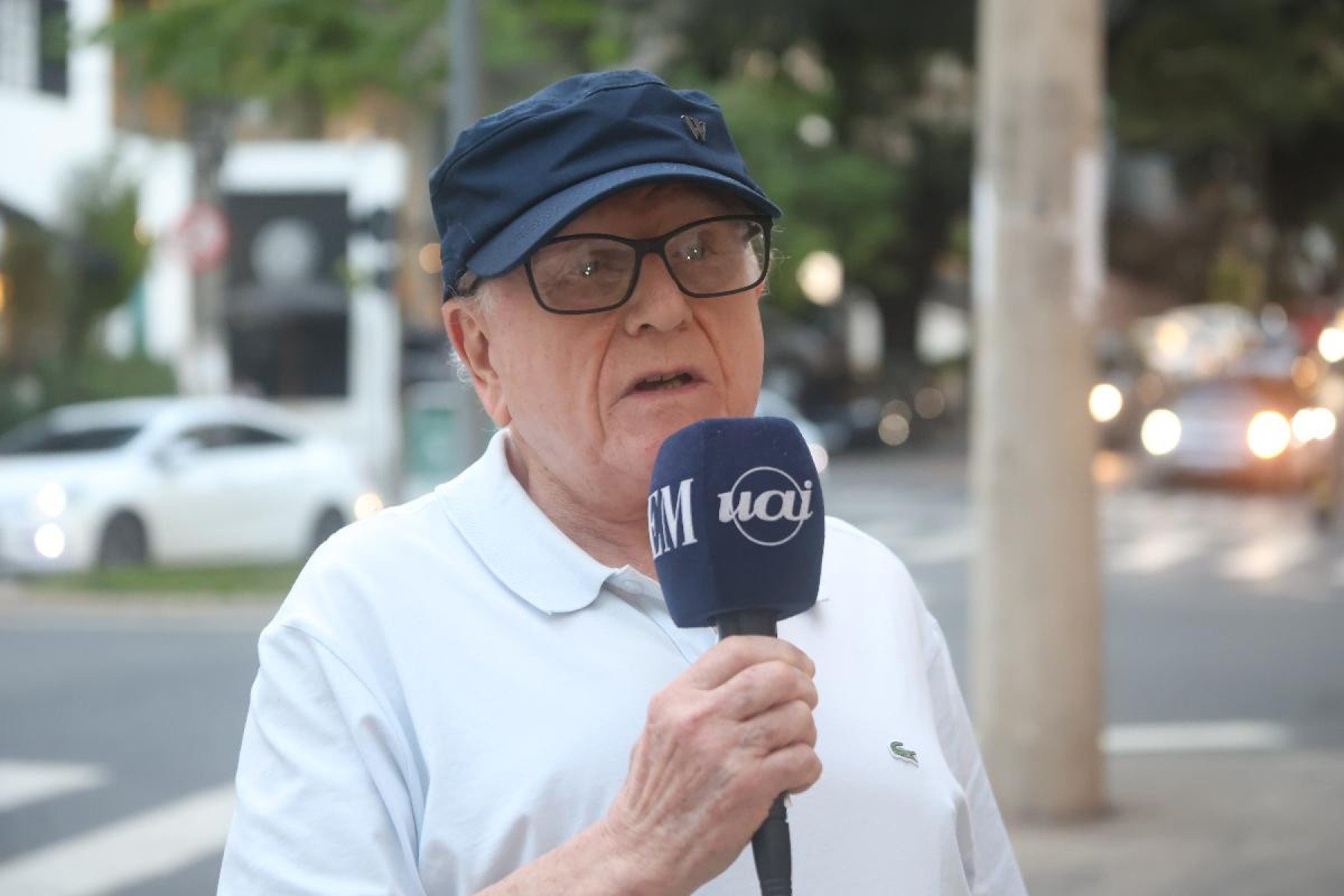 Kleber Gonçalves, de 82 anos diretor da associação de moradores (Pro Lourdes) reside no bairro desde 1986-Marcos Vieira /EM/DA. Press