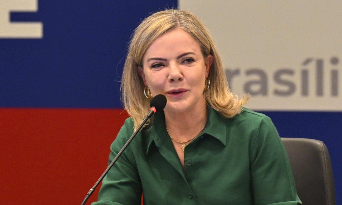 Gleisi Hoffmann vai emplacar a tesoureira do PT -  (crédito: Platobr Politica)