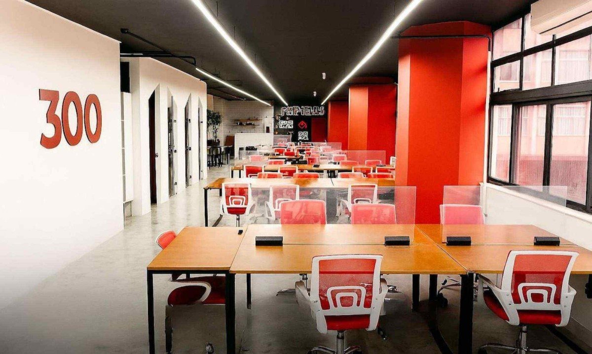Nova base da 300 Franchising em Belo Horizonte (MG) funcionará não apenas como escritório, mas como um hub de desenvolvimento de franquias -  (crédito: Divulgação)