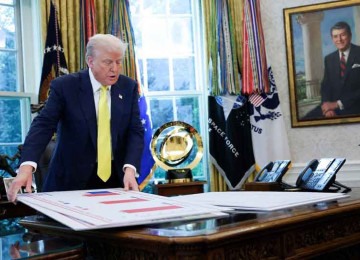 Donald Trump está ditando as novas regras do comércio internacional
 -  (crédito: WIN MCNAMEE/aFP)
