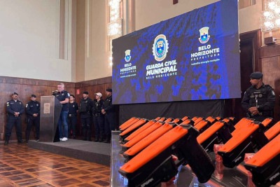 Segundo o prefeito Álvaro Damião (União Brasil), a segurança pública é um dos pilares da capital mineir.  -  (crédito: Edesio Ferreira/EM/D.A Press)
