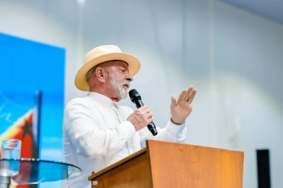 Presidente participou de cerimônia de anúncios de investimentos do Governo Federal para o estado do Acre nessa sexta (8/8) -  (crédito:  Ricardo Stuckert / PR)