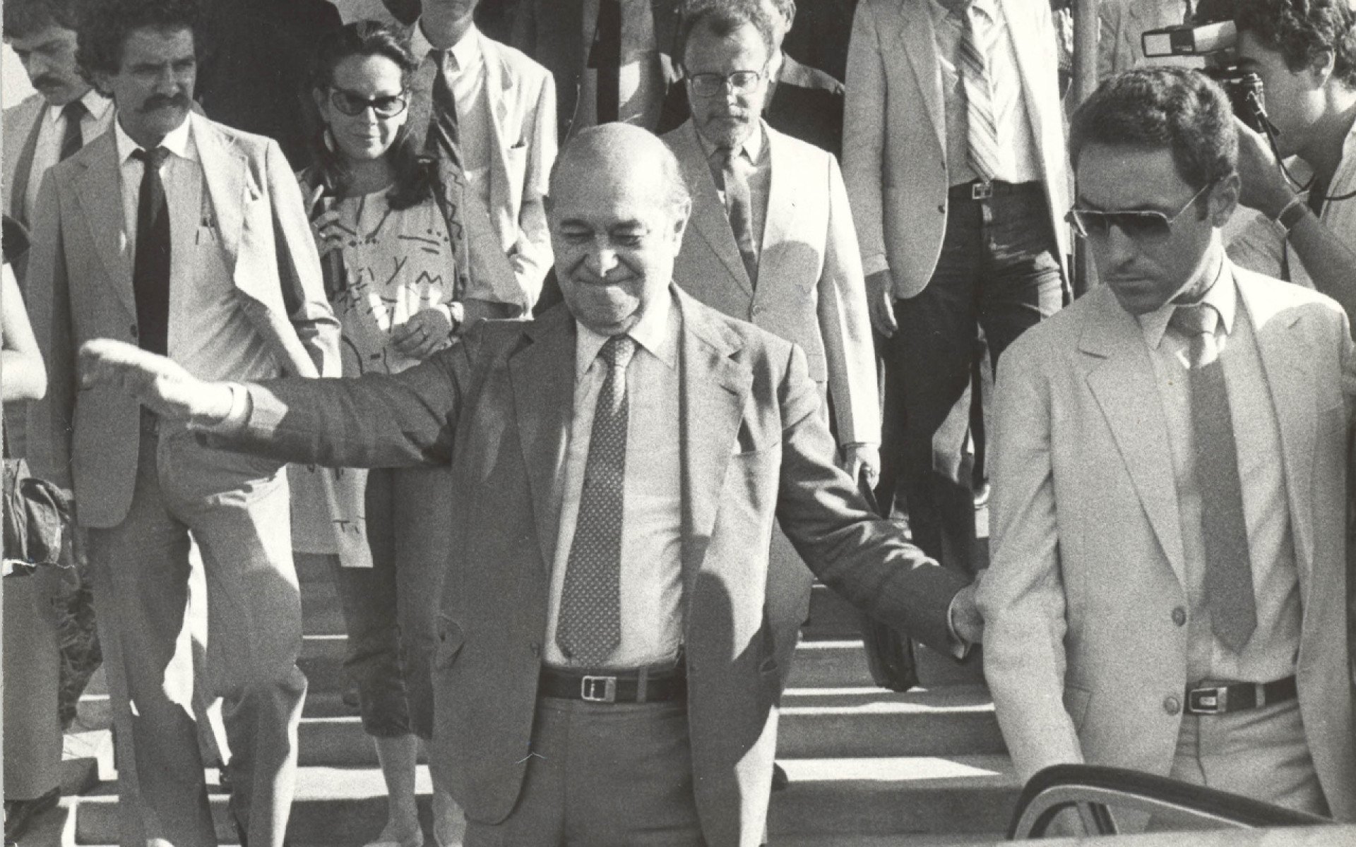 Chegada de Tancredo Neves a Brasília, em 1985-Gilberto Alves/CB/D.A Press