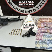 Líderes do tráfico são presos durante festa em sítio de Betim - Divulgação/Polícia Militar